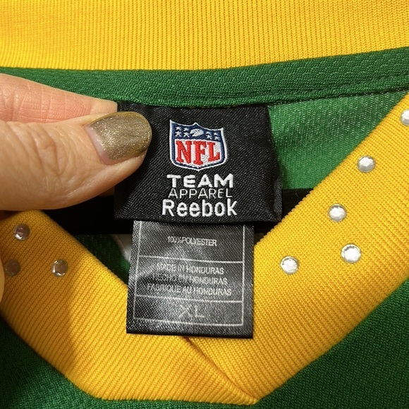 Green Bay Packers Reebok Aaron Rodgers Stitched Uniform Jersey XL - Picture 2 of 3